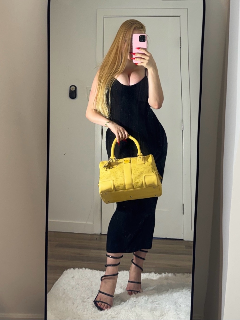 MCM Yellow Leather Logo Tote Bag
(Limited Edition) - Picture 2 of 12